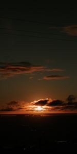 Crepúsculo,Nubes,Horizonte,Oscuro,Oscuridad,Puesta Del Sol