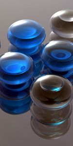 Surface,Form,Glass,Forms,Balls,3D