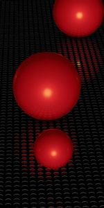 Surface,Grid,3D,Balls