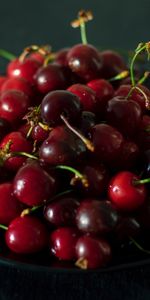 Assiette,Plaque,Cerise,Baies,Nourriture,Baie,Fruits