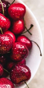 Sweet Cherry,Food,Cherry,Drops,Berries,Ripe