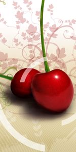 Sweet Cherry,Food,Fruits,Art,Berries