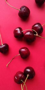 Sweet Cherry,Pink,Food,Cherry,Fruit,Background