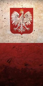 Symbolism,Coat Of Arms,Poland,Texture,Textures,Flag