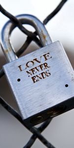 Symbolism,Lock,Eternity,Metal,Grid,Romance,Love