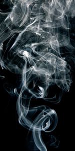 Tangles Of Smoke,Shroud,Abstract,Dark Background,Puffs Of Smoke,Smoke