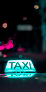 Taxi,Words,Glare,Shine,Light,Inscription