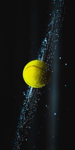 Tennis,Ballon,Balle,Vaporisateur,Pulvériser,Balle De Tennis,Sport