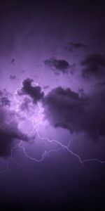 Nubes,Naturaleza,Púrpura,Tormenta,Violeta,Relámpago