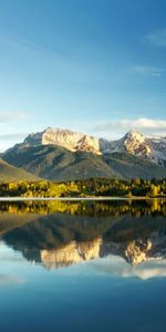 Sommet,Réflexion,Hauts,Nature,Montagnes,Lac