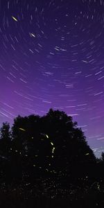 Traffic,Movement,Long Exposure,Night,Blur,Smooth,Starry Sky,Dark