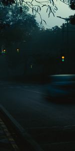 Traffic,Movement,Silhouette,Gloomy,Car,Dark