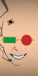 Transmetropolitan,Blo0P,Spider Jerusalem,Minimalism,Vector