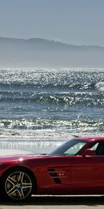 Transport,Auto,Sea,Mersedes,Landscape