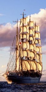 Transporte,Paisaje,Cielo,Nubes,Mar,Barcos