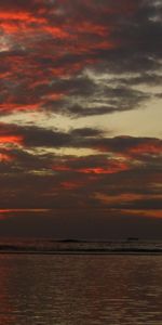 Transport,Landscape,Sunset,Sea,Clouds,Boats