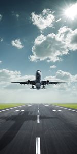 Transport,Sky,Clouds,Airplanes