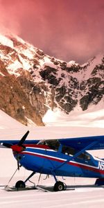 Transport,Snow,Nature,Landscape,Mountains,Airplanes