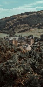 Trees,Building,Hills,Lock,Miscellanea,Miscellaneous,Old