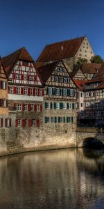 Ríos,Edificio,Sala Schwäbisch,Sala Schwebisch,Ciudades,Árboles,Alemania