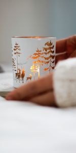 Trees,Deers,Miscellanea,Decoration,Mug,Cup,Miscellaneous