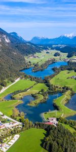 Forêt,Nature,Montagnes,Lac,Vallée,Arbres