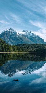 Nature,Sommet,Réflexion,Forêt,Hauts,Lac,Montagnes,Arbres