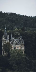 Trees,Rock,Building,Miscellanea,Miscellaneous,Lock,Forest