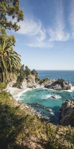 Trees,Rocks,Nature,Tropics,Island,Sea