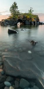 Naturaleza,Árboles,Las Rocas,Rocas,Arco,Mar,Isla