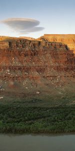 Trees,Shore,Shores,Nature,Rivers,Turn,Canyons