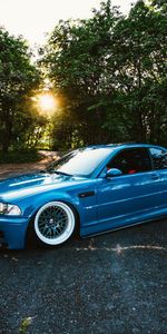 Trees,Side View,Cars,M3,Bmw