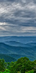 Arbres,Les Collines,Collines,Nuages,Nature,Sky