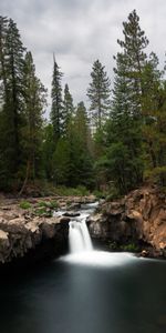 Cascada,Naturaleza,Árboles,Stones,Las Rocas,Rocas