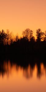 Trees,Sunset,Dusk,Nature,Water,Twilight,Reflection