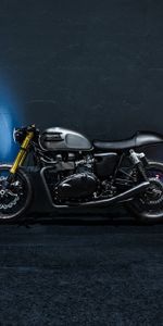 Triumph Bonneville,Wall,Motorcycles,Motorcycle