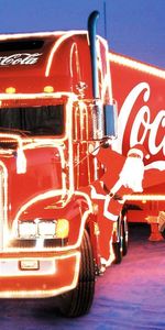 Fêtes,Transports,Voitures,Coca Cola,Noël,Camions,Marques