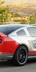 Mustang,Gt,Coupé,Queues Rouges,Compartiment,Voitures,Ford,Vue Arrière,Voiture Musclée,Muscle Car,Tuning,Contexte