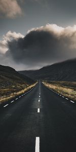 Turn,Markup,Clouds,Nature,Road