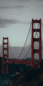 Crepúsculo,Las Colinas,San Francisco,Ciudad,Puente,Oscuridad,Colinas,Ciudades