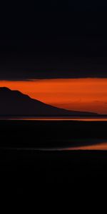 Twilight,Mountain,Shore,Bank,Dark,Dusk,Beach