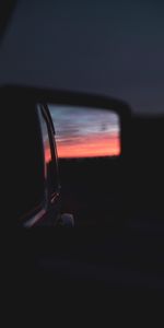 Réflexion,Une Voiture,Machine,Miroir,Crépuscule,Sombre