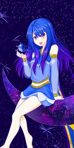 Planeta,Muchacha,Niña,Luna,Universo,Anime