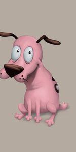 Vector,Dog,Courage Is A Cowardly Dog,Courage Cowardly Dog,Courage The Cowardly Dog,Minimalism