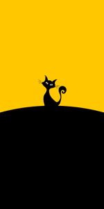 Vector,Silhouette,Cat,Minimalism