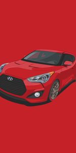 Veloster,Hyundai,Minimalism,Vector