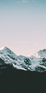 Naturaleza,Montañas,Tops,Cubierto De Nieve,Nevado,Vértice