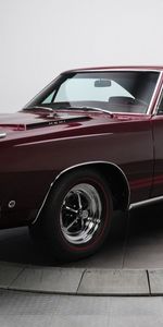 Hemi,Бордовый,1968 Plymouth Gtx,Плимут,Тачки (Cars)