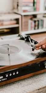 Vinyl,Hand,Vinyl Player,Music