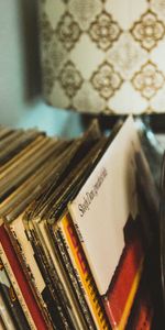 Vinyl Records,Collection,Retro,Music